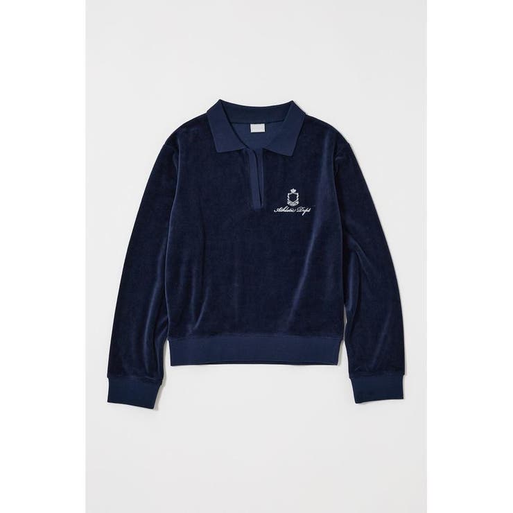 VELOUR POLO ロングスリーブＴシャツ | MOUSSY OUTLET | 詳細画像7 
