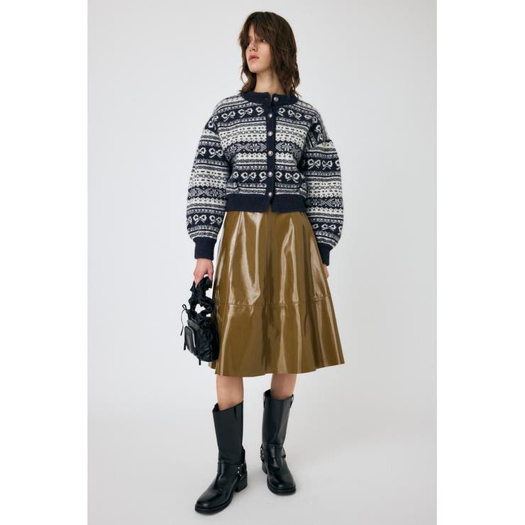 F/LEATHER フレアスカート | MOUSSY OUTLET | 詳細画像12 