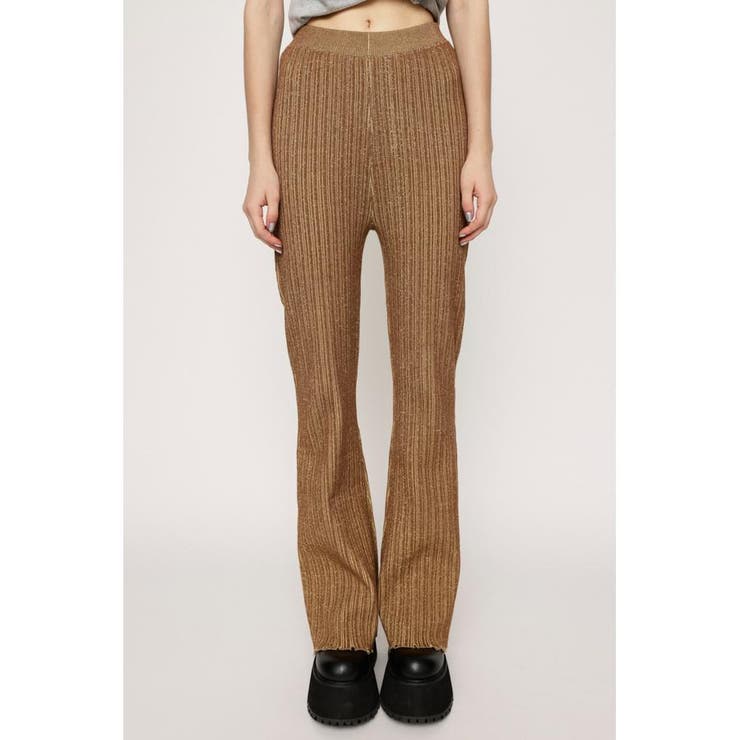 DAMAGE HEM STRAGHT FLARE パンツ | SLY OUTLET | 詳細画像3 