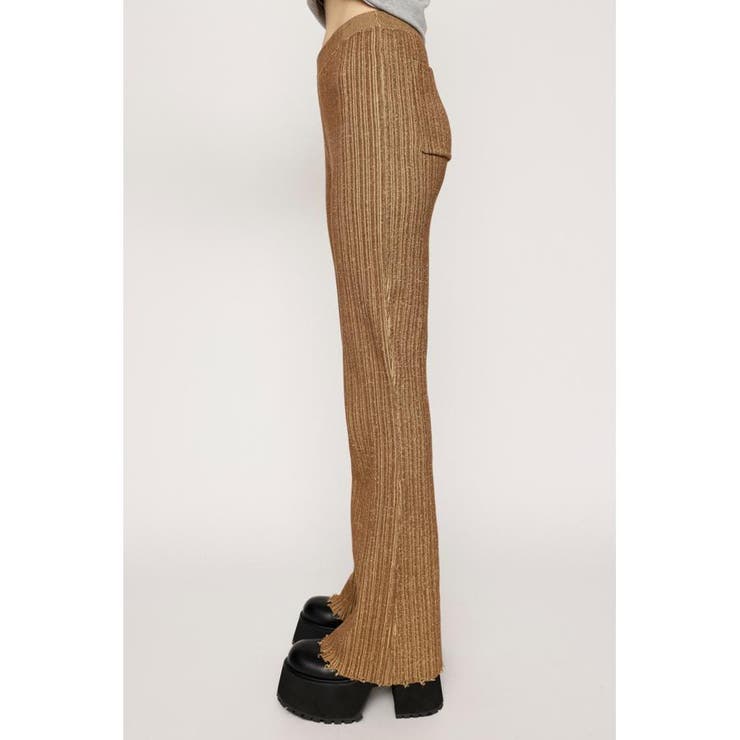 DAMAGE HEM STRAGHT FLARE パンツ | SLY OUTLET | 詳細画像4 