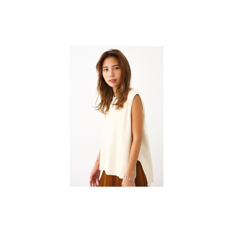 Plageワッフルチュニックバックスリット MSTD バックスリット ワッフル チュニック[品番：BJLW0000489]｜RODEO