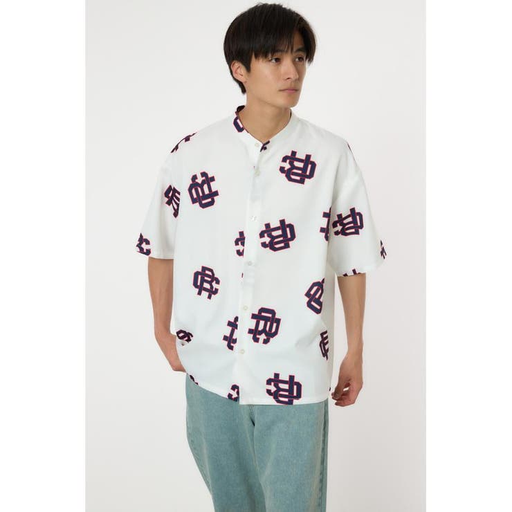 モノグラムバンドカラーシャツ | RODEO CROWNS WIDE BOWL | 詳細画像2 