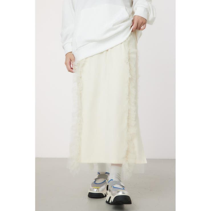 チュールフリルラインスカート | RODEO CROWNS WIDE BOWL | 詳細画像1 