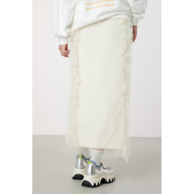 チュールフリルラインスカート | RODEO CROWNS WIDE BOWL | 詳細画像3 