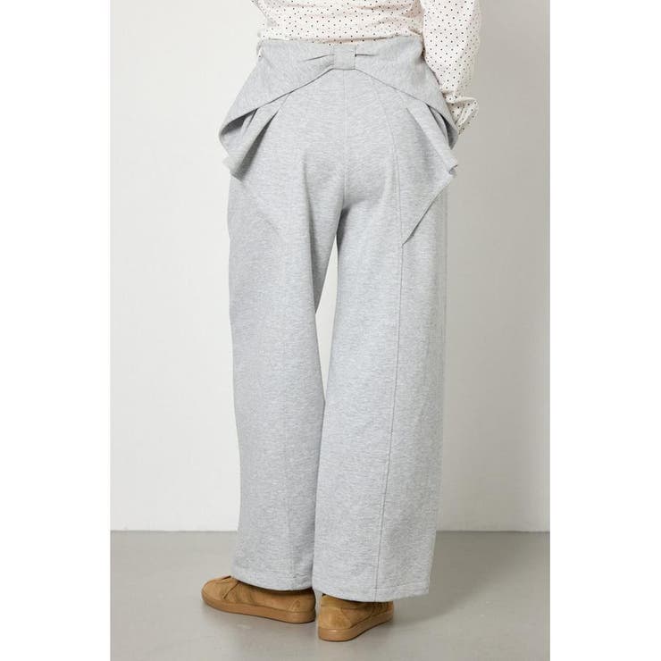 L/T.GRY1 | ビッグリボンスウェットパンツ | RODEO CROWNS WIDE BOWL
