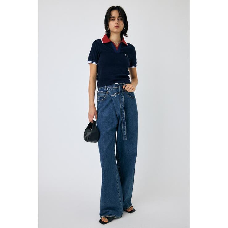 DOUBLE COLLAR PILE SKIPPER Tシャツ | MOUSSY OUTLET | 詳細画像9 