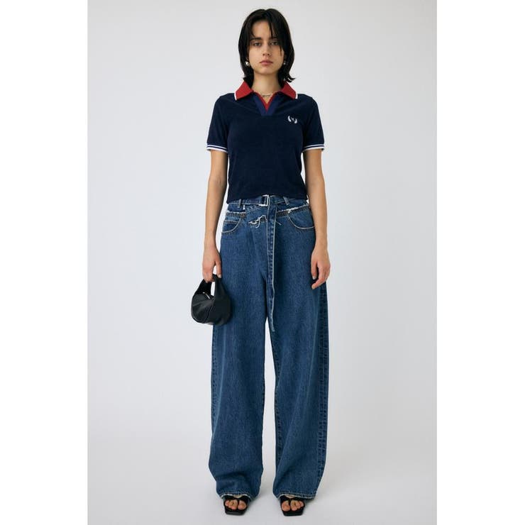 DOUBLE COLLAR PILE SKIPPER Tシャツ | MOUSSY OUTLET | 詳細画像10 
