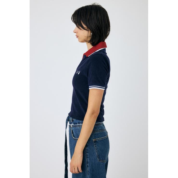 DOUBLE COLLAR PILE SKIPPER Tシャツ | MOUSSY OUTLET | 詳細画像13 