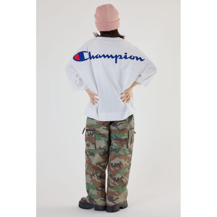 Champion Vネック7分袖トップス | RODEO CROWNS WIDE BOWL | 詳細画像6 