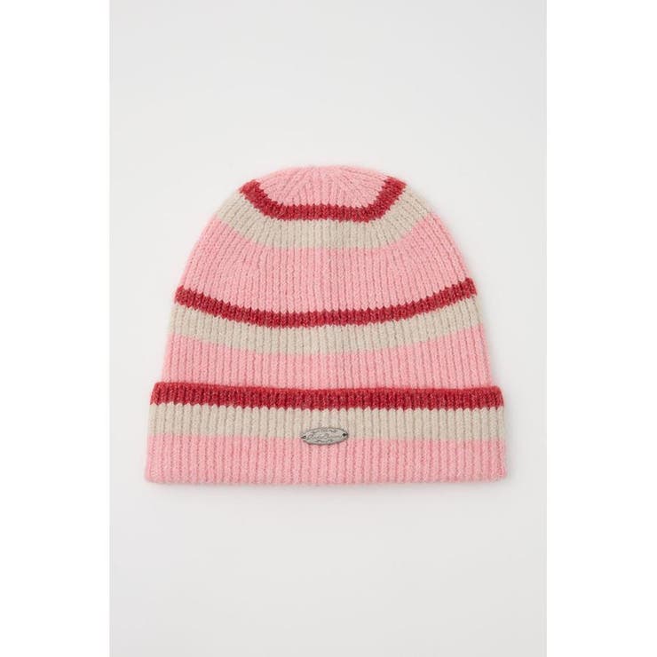 柄PNK5 | ボーダーモヘアニットビーニー | RODEO CROWNS WIDE BOWL