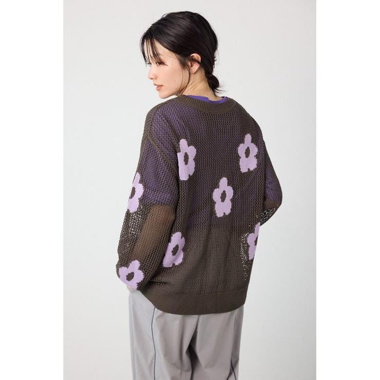 2WAYフラワーニットトップス | RODEO CROWNS WIDE BOWL | 詳細画像13 