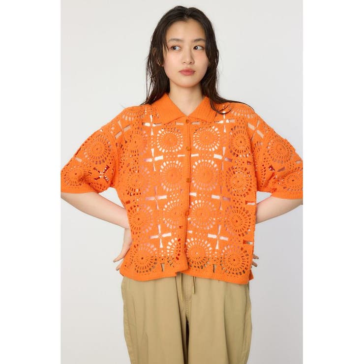 ORG | クロシェカーディガン | RODEO CROWNS WIDE BOWL