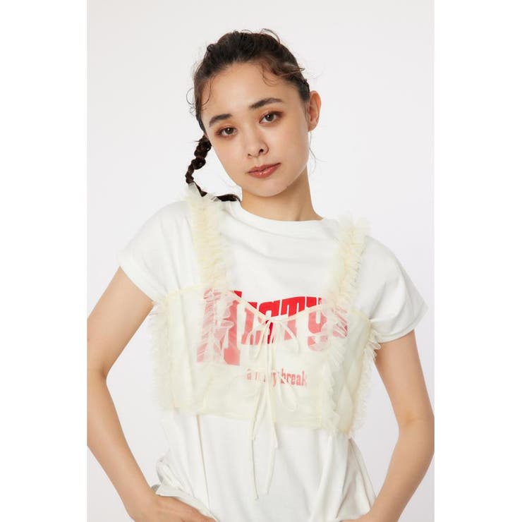 IVOY3 | frill チュールビスチェ | RODEO CROWNS WIDE BOWL