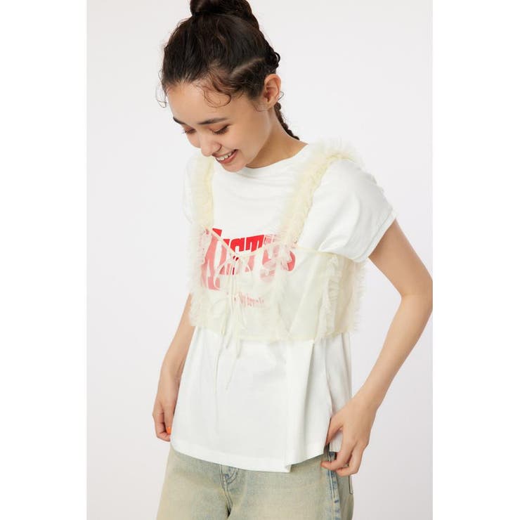 frill チュールビスチェ | RODEO CROWNS WIDE BOWL | 詳細画像1 