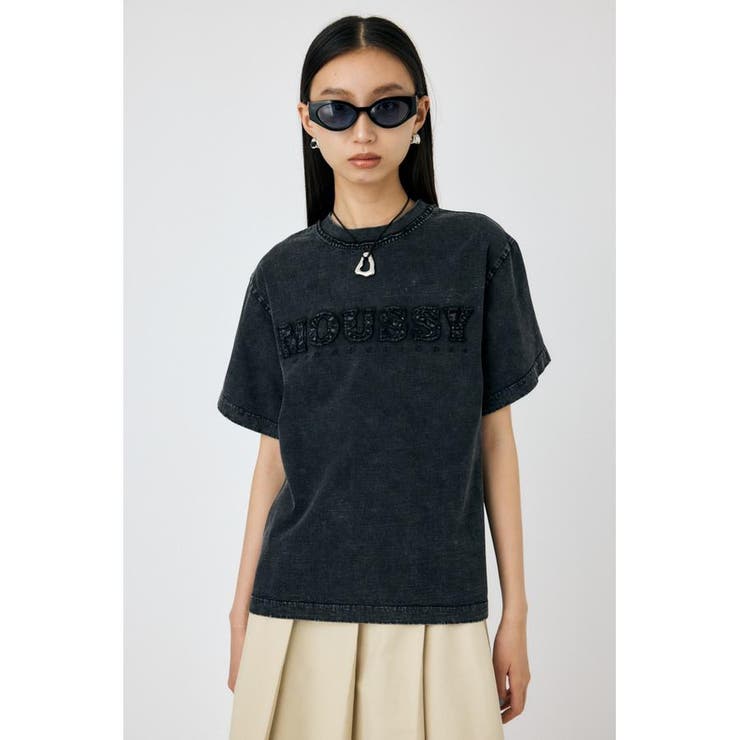L/BLK1 | WASHED PATCH MOUSSY Ｔシャツ | MOUSSY OUTLET