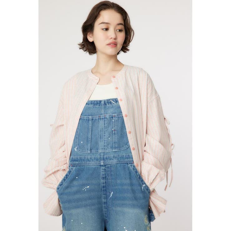 柄ORG5 | リネン アームリボンシャツ | RODEO CROWNS WIDE BOWL