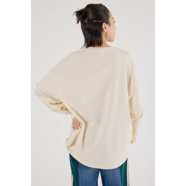 embroidery collegeロング Tシャツ | RODEO CROWNS WIDE BOWL | 詳細画像4 