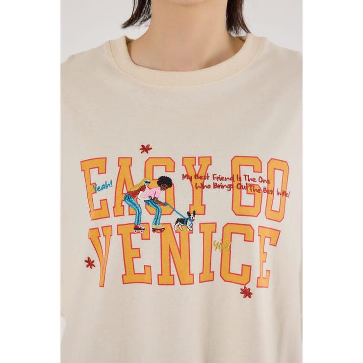 embroidery collegeロング Tシャツ | RODEO CROWNS WIDE BOWL | 詳細画像10 