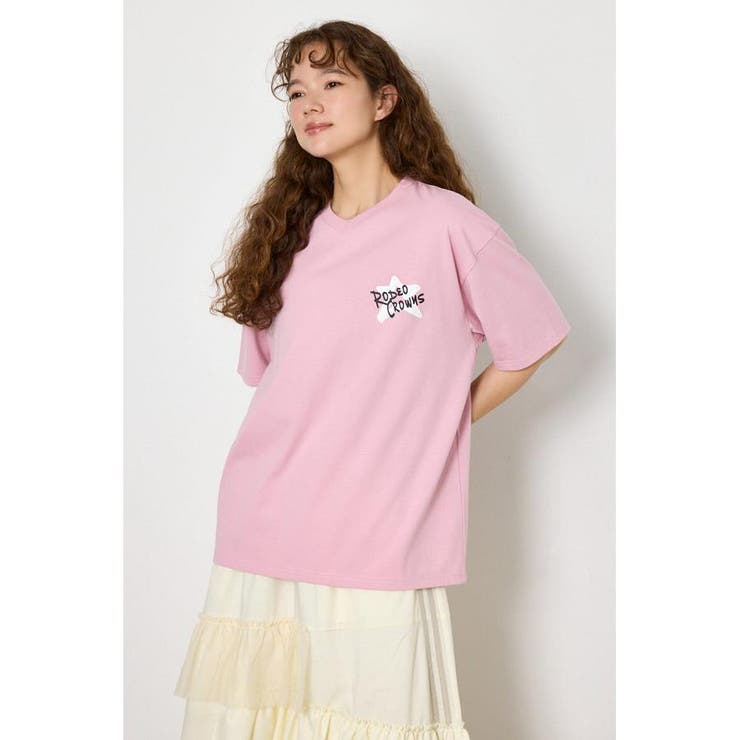 L/PNK1 | Cool Graffiti Logo Tシャツ | RODEO CROWNS WIDE BOWL