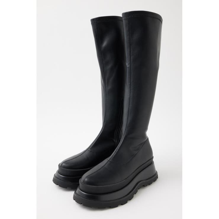STRETCH CHUNKY ロングブーツ | MOUSSY OUTLET | 詳細画像12 