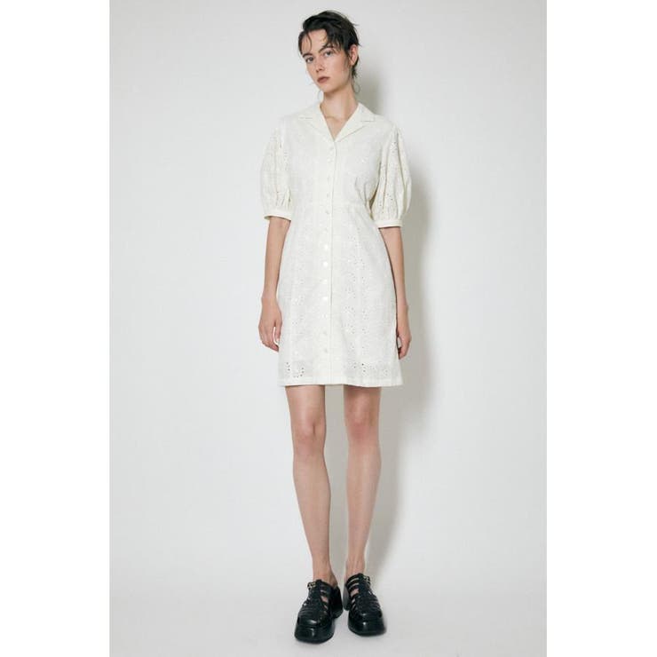 COTTON EYELET MINI ドレス[品番：BJLW0023832]｜MOUSSY OUTLET