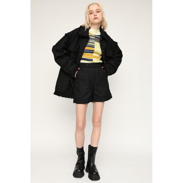 Color Tweed ショートパンツ 品番 Bjlw Sly Outlet スライ アウトレット のレディースファッション通販 Shoplist ショップリスト