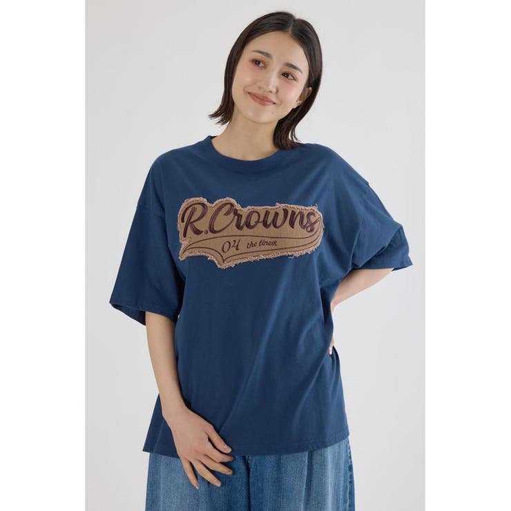 NVY | ツイルパッチTシャツ | RODEO CROWNS WIDE BOWL