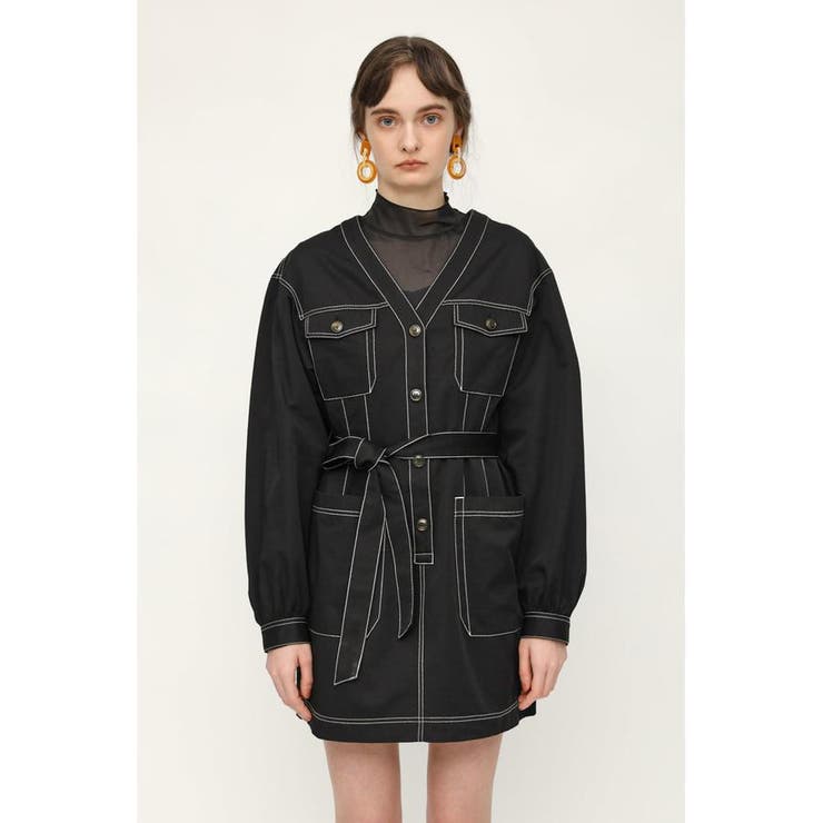 Front Button Puff Sleeve S ワンピース 品番 Bjlw Sly Outlet スライ アウトレット のレディースファッション通販 Shoplist ショップリスト