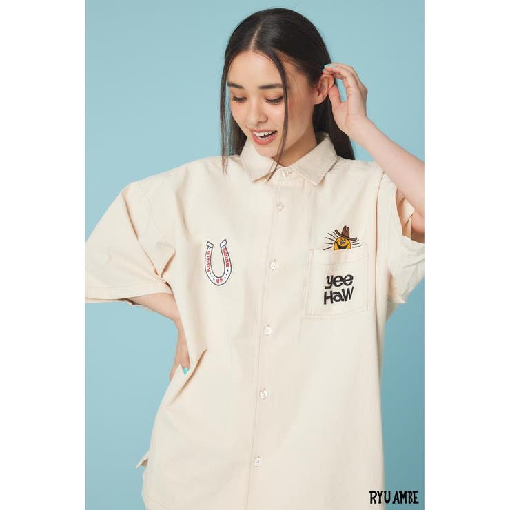 (Ryu Ambe)Yee Haw シャツ | RODEO CROWNS WIDE BOWL | 詳細画像1 