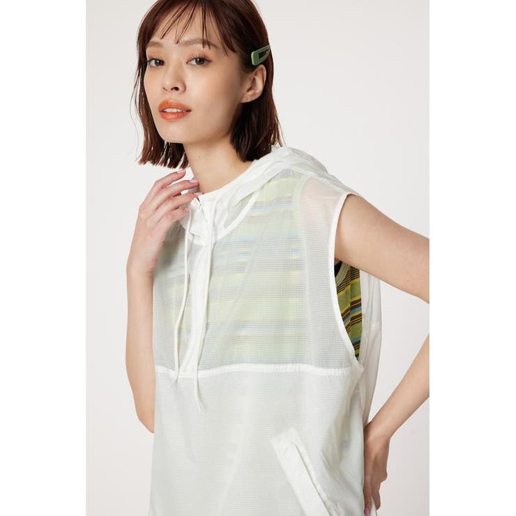 シアーアノラックフーディベスト | RODEO CROWNS WIDE BOWL | 詳細画像1 