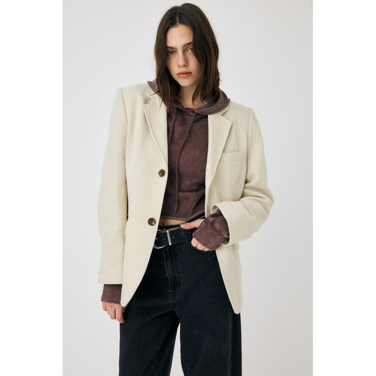 柄BEG5 | BACK TUCK ジャケット | MOUSSY OUTLET