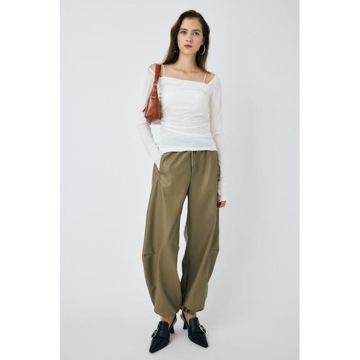 F/LEATHER JOGGER パンツ | MOUSSY OUTLET | 詳細画像9 