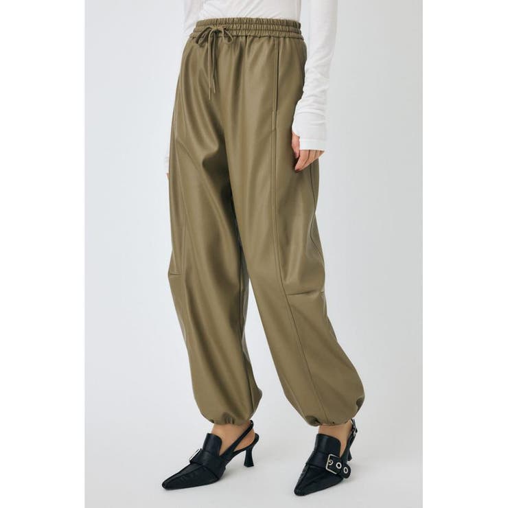 F/LEATHER JOGGER パンツ | MOUSSY OUTLET | 詳細画像11 