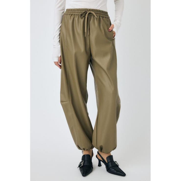 F/LEATHER JOGGER パンツ | MOUSSY OUTLET | 詳細画像12 