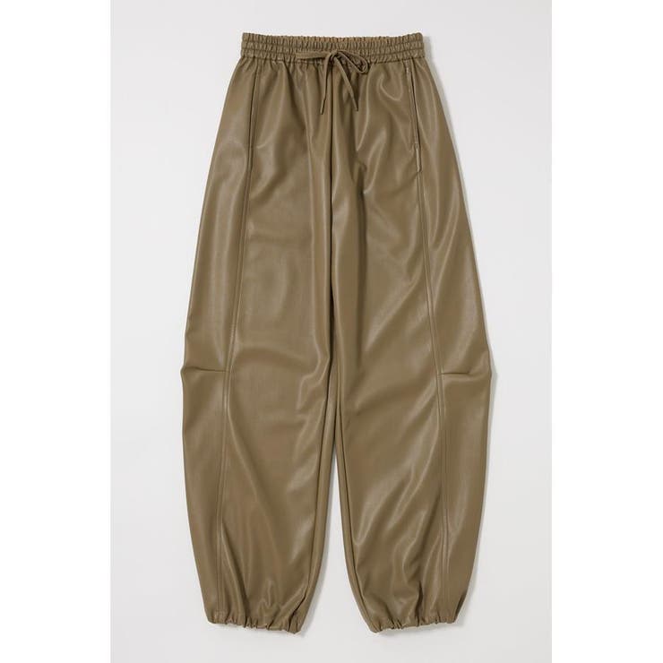 F/LEATHER JOGGER パンツ | MOUSSY OUTLET | 詳細画像13 