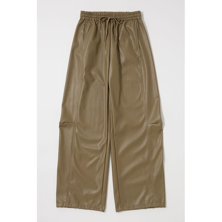 F/LEATHER JOGGER パンツ | MOUSSY OUTLET | 詳細画像15 