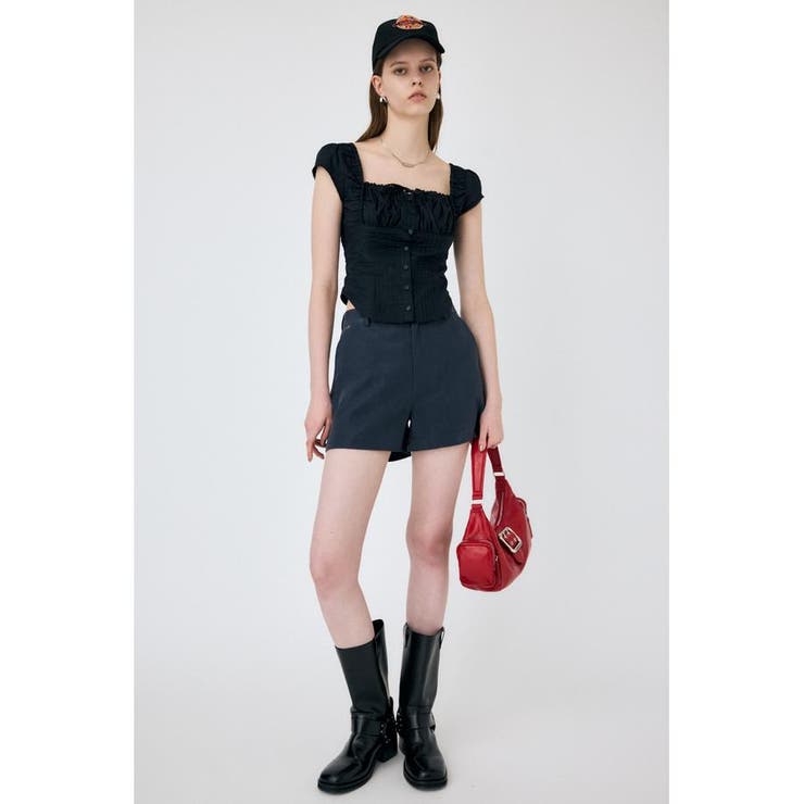F/LEATHER ショーツ | MOUSSY OUTLET | 詳細画像1 