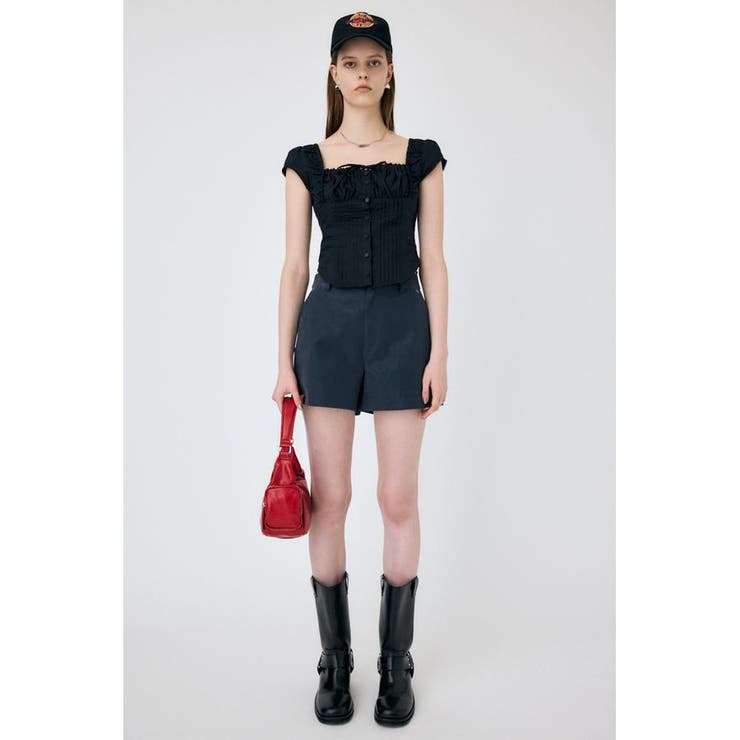 F/LEATHER ショーツ | MOUSSY OUTLET | 詳細画像2 
