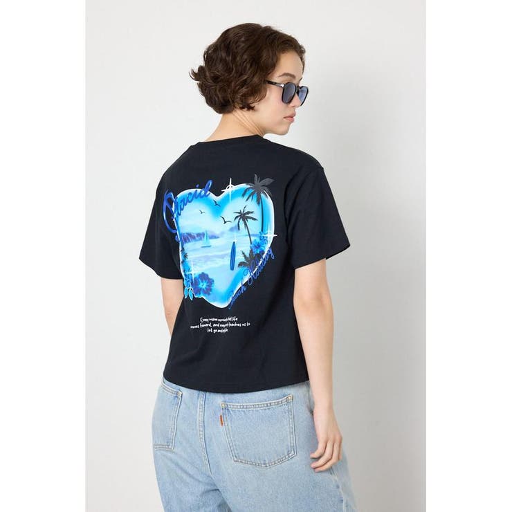 ビーチ柄Tシャツ | RODEO CROWNS WIDE BOWL | 詳細画像18 