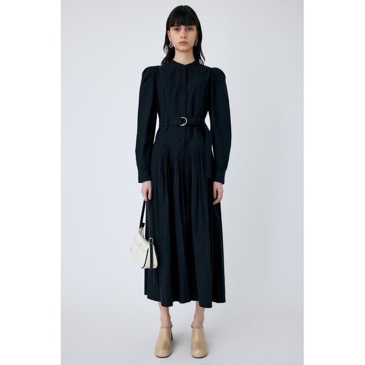 BELTED PLEATS ドレス[品番：BJLW0024912]｜MOUSSY OUTLET（マウジー