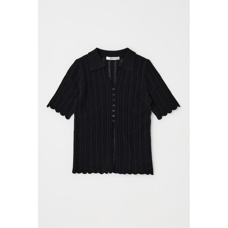 COTTON KNIT OPENWORK カーディガン | MOUSSY OUTLET | 詳細画像6 