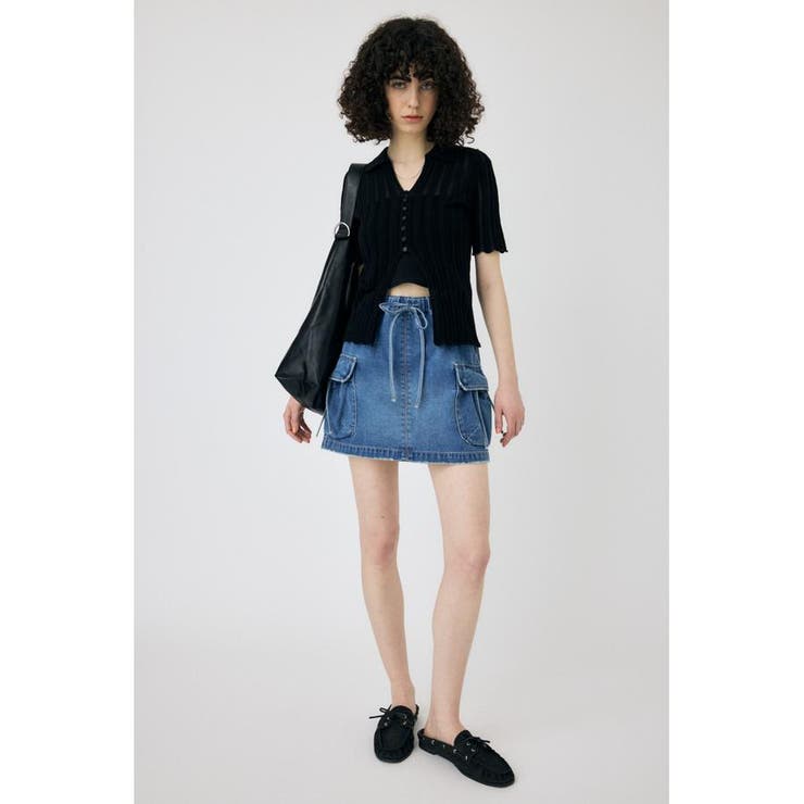 COTTON KNIT OPENWORK カーディガン | MOUSSY OUTLET | 詳細画像7 