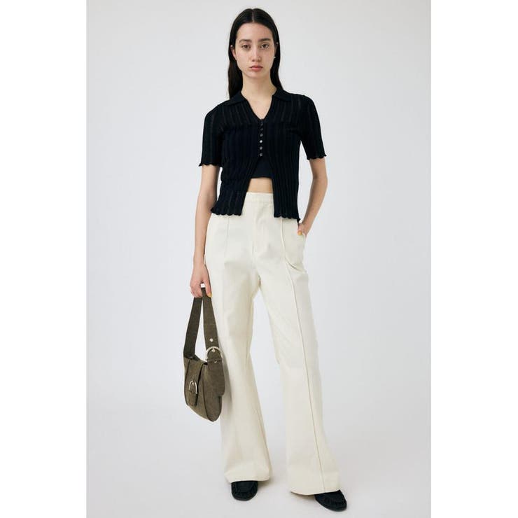 COTTON KNIT OPENWORK カーディガン | MOUSSY OUTLET | 詳細画像3 