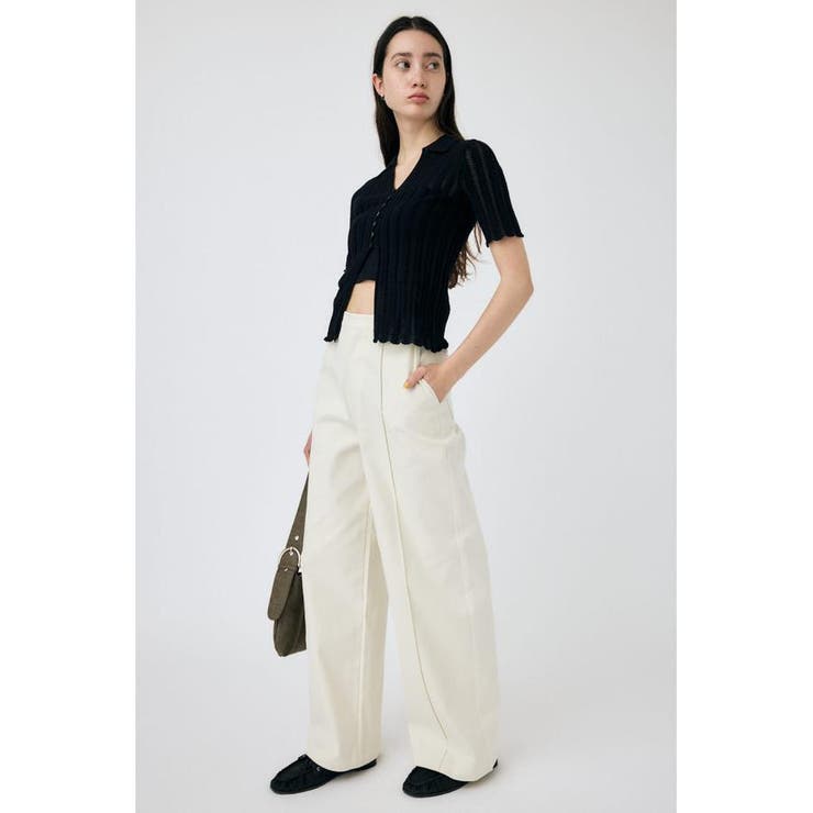 COTTON KNIT OPENWORK カーディガン | MOUSSY OUTLET | 詳細画像4 