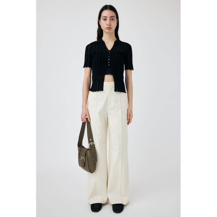 COTTON KNIT OPENWORK カーディガン | MOUSSY OUTLET | 詳細画像3 