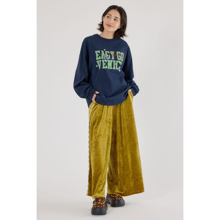 embroidery collegeロング Tシャツ | RODEO CROWNS WIDE BOWL | 詳細画像15 