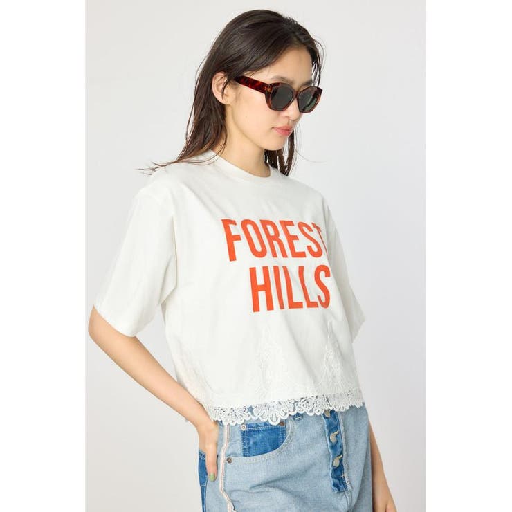 ヘムレースTシャツ | RODEO CROWNS WIDE BOWL | 詳細画像1 