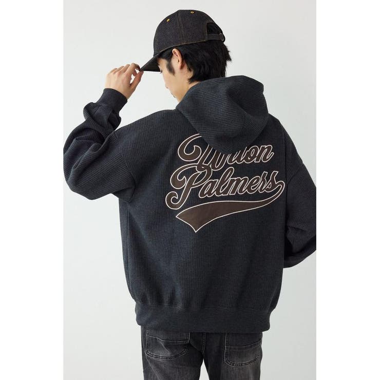 C.GRY | ボンディングワッフルZIPパーカー | RODEO CROWNS WIDE BOWL