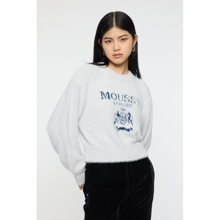 L/GRY1 | FLUFFY MOUSSY KNIT トップス | MOUSSY OUTLET