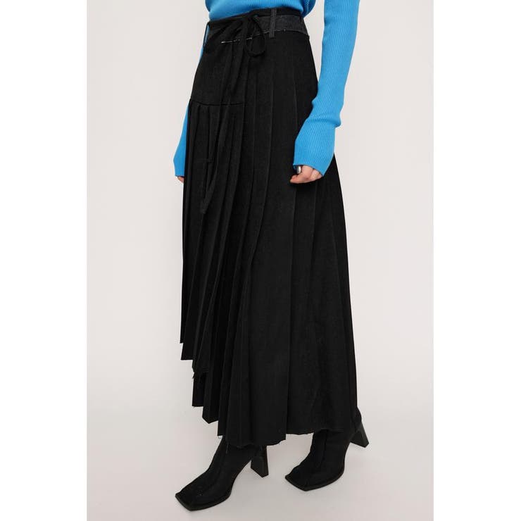 CUT OFF PLEATS ロングスカート | SLY OUTLET | 詳細画像3 